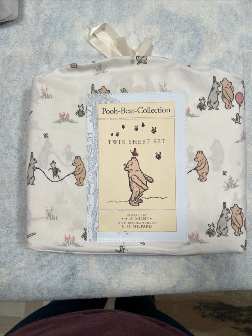 Pooh Bear Collection 3pc Sheet Set Twin Sheets. NWT